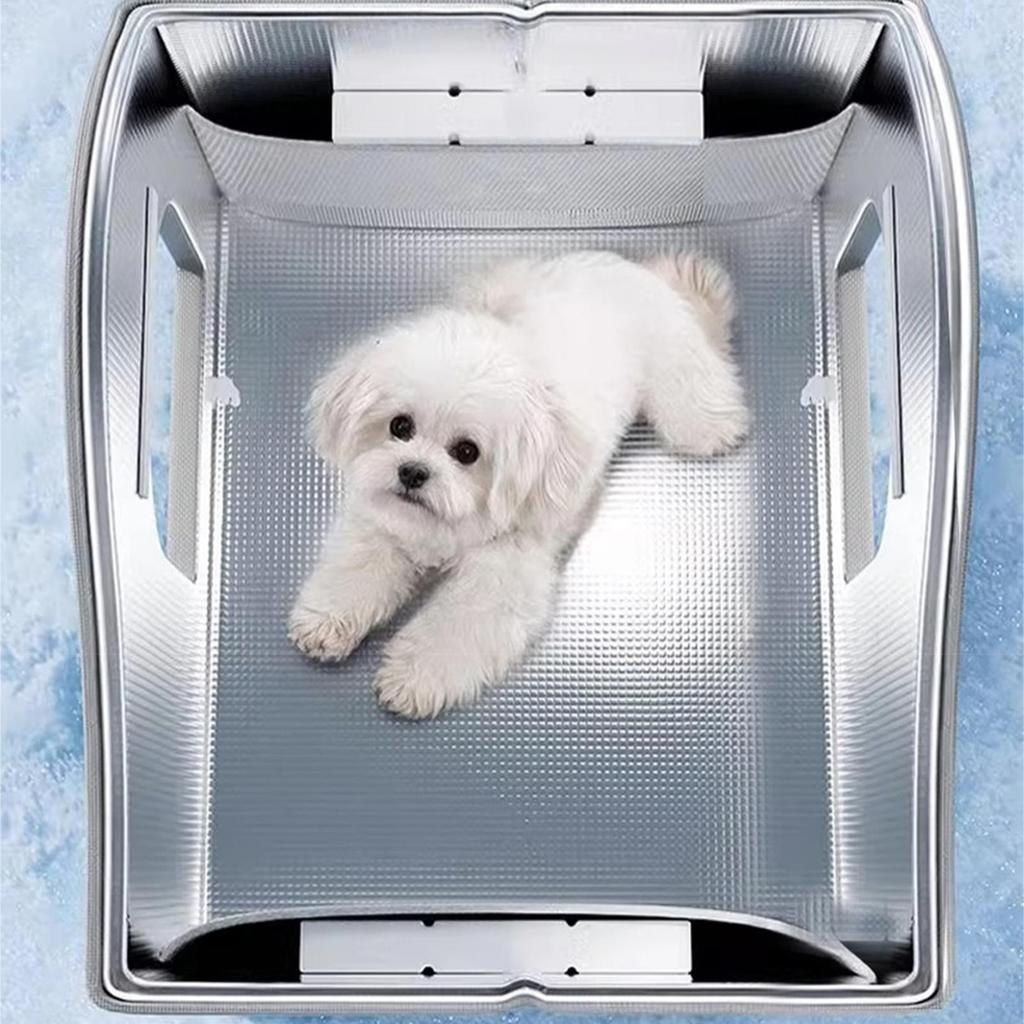 Cooling House For Cats Air Conditioned Sleeping Cat Kennel With 10 Ice Packs Pet cooling house cat pet ice house Pet Supplies