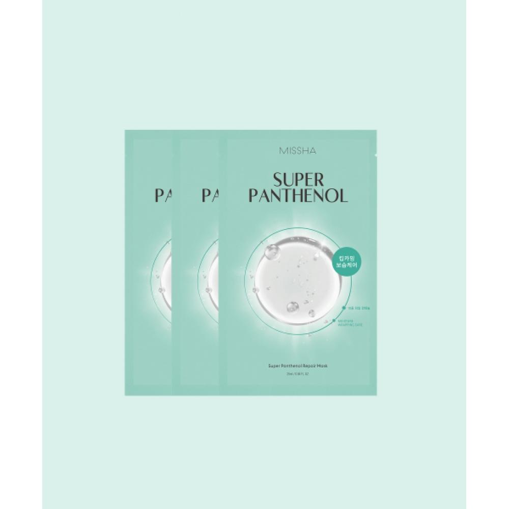 Missha  3 Pack  Super Panthenol Repair Mask 25ml FREE