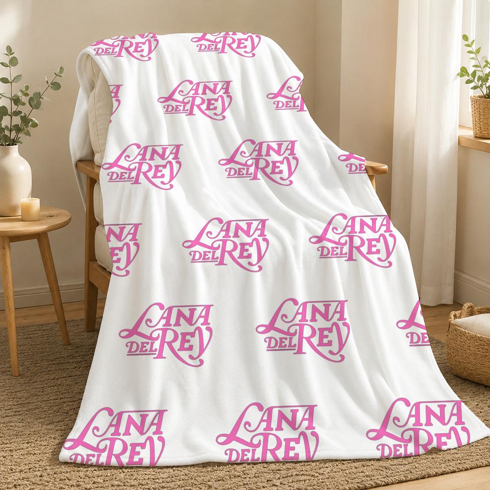 Lana Del Rey Singer Throw 240G Flannel Blanket, Suitable For Sofas, Beds, Offices, Exquisite Gift Blankets