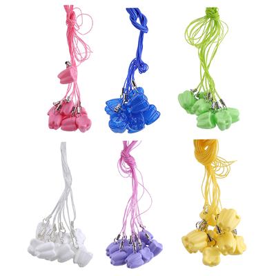 10 piezas/Paquete Organizador de Caja para Dientes de Bebé Caja de Diente de Leche para el Hada de los Dientes Caja de Almacenamiento de Dientes con Collar Souvenirs Regalo Caja de Almacenamiento de Dientes