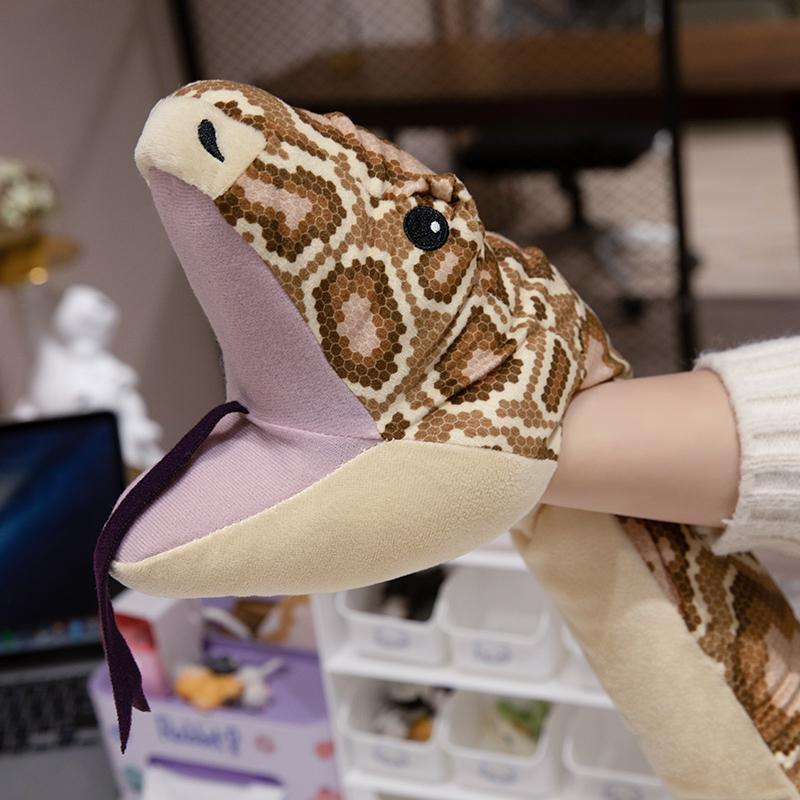 Realistic Python Plush Toys Stuffed Animal Toys Spoof Plush Snake Doll Home Plushies Ornaments Snake Toys for Children