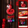 Embroidery Chinese New Year Pendants Traditional New Year Hanging Pendant  Party Decoration