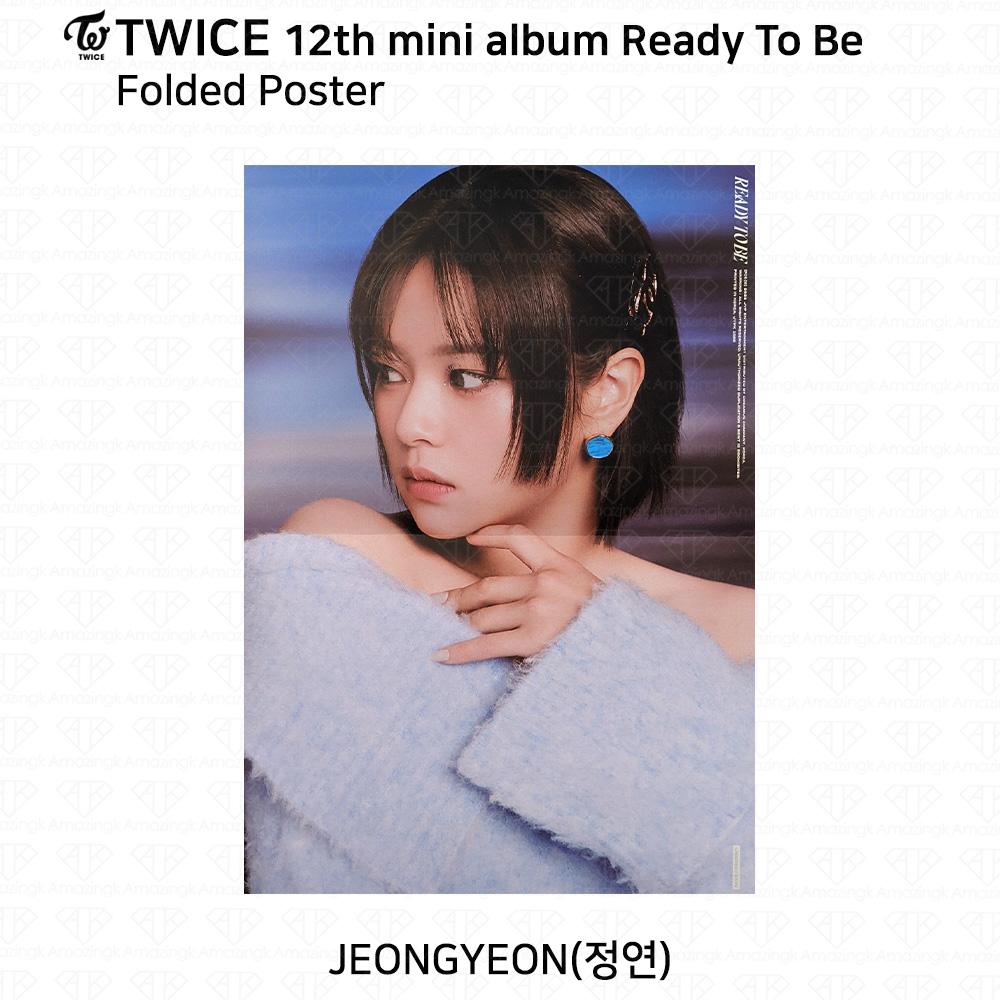 

TWICE 12-й мини-альбом «Готов к работе» Фотокарточка Открытка-открытка Чонён Folded Poster