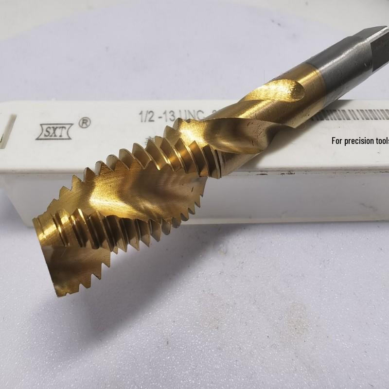 W6542 Titanium Plated Spiral Tap Coated HSS Machine Tap 4-40-1/2-20