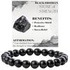 Beaded bracelet powder crystal garnet natural stone tiger's eye stone bead string natural crystal bracelet design