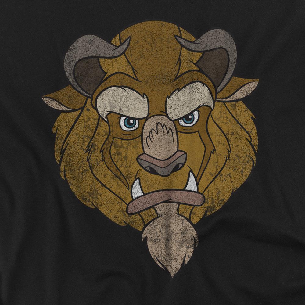 Beauty And The Beast Unisex Adult Beast Head T-Shirt