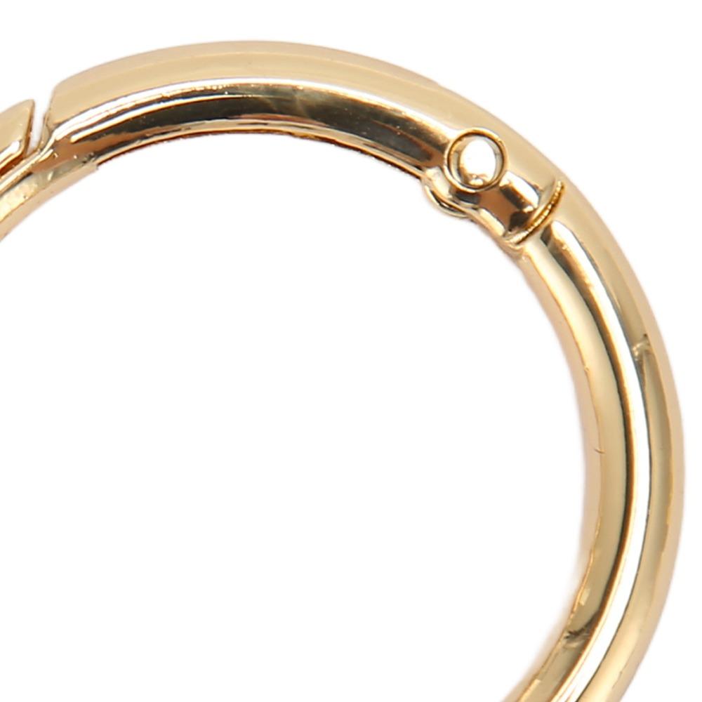 20pcs Gold Spring O Rings Silver Snap Clips Jewelry Tools Spring Buckles  Pet Chains