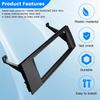 Single Din Car Fascia Radio Panel For BMW 1 Series (E87/81/82/88) 2004-2014 Dash Kit Tall Plate Bezel Adapter LHD