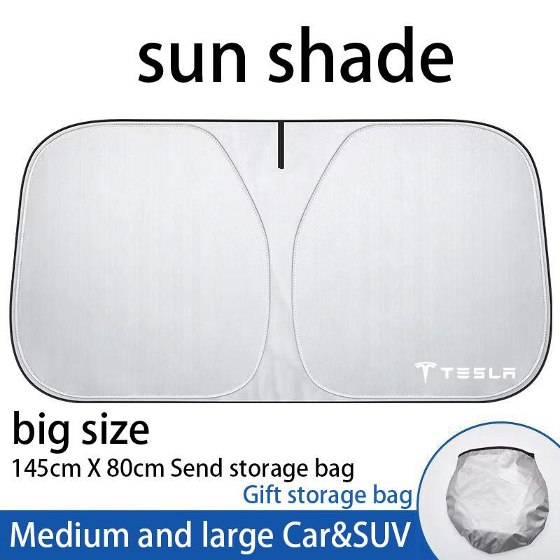 VCZRW1 Sunshade Cove Waterproof Protector Automobile Cover automobile Front Windscreen Cover For tesla model 3 X S Y Car Accessories