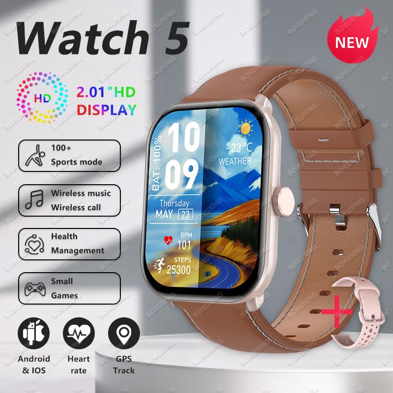 New GPS Track Smart Watch 2.01 Inch Ultra HD  Screen Movement Run Track Heart Rate Monitor Bluetooth Call Smartwatch