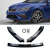 Front Bumper Diffuser Lip Canards Spoiler Splitter Exterior Kit Modified For Seat Leon MK3.5 Cupra FR Standard 2017 2018 2019