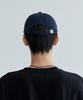 MAISON MINED Doodle Heart Vintage Washed Ball Cap Navy
