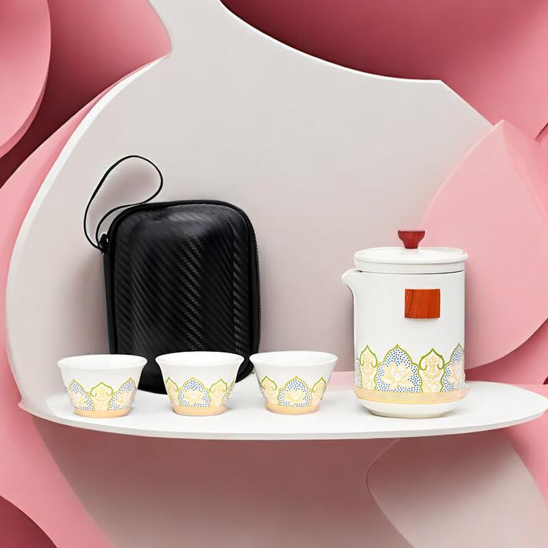 

Портативный дорожный чайный набор в дуньхуанском стиле