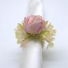 Pack of 6 Realistic Flower Napkin Rings Table Decorations for Wedding Banquets