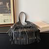 Tote Bag Vintage Tassel Shoulder Bag Women Commuter Large Capacity Bag