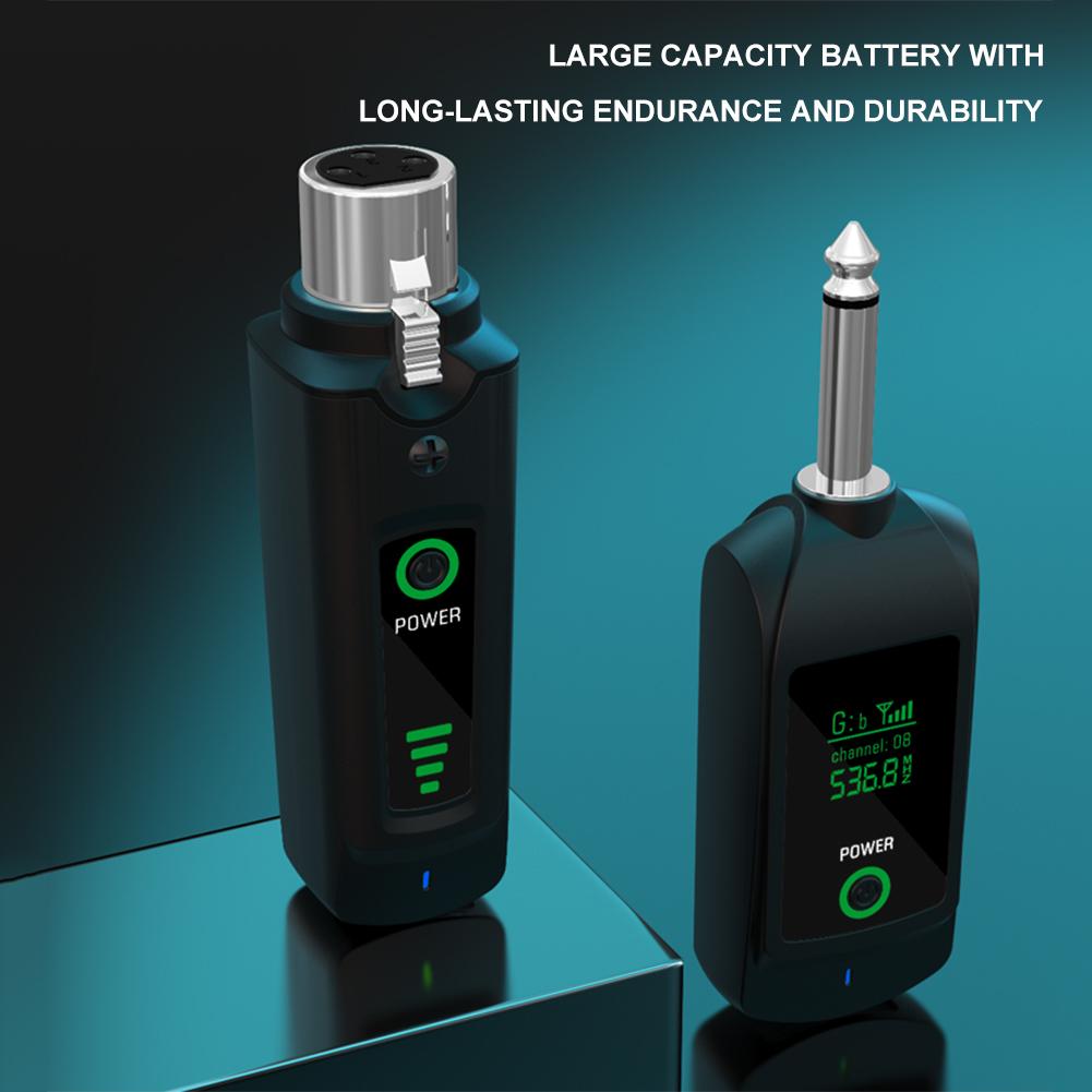 Wireless Microphone Transmitter Receiver DC5V 2.4G Wireless XLR Transmitter System UHF XLR Adapter System Microphone Accessories