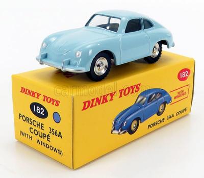 DINKY TOYS Escala Porsche 356A Coupé 1960 Azul Claro Dinky Reprodução Modelo de Carro Diecast 1/43
