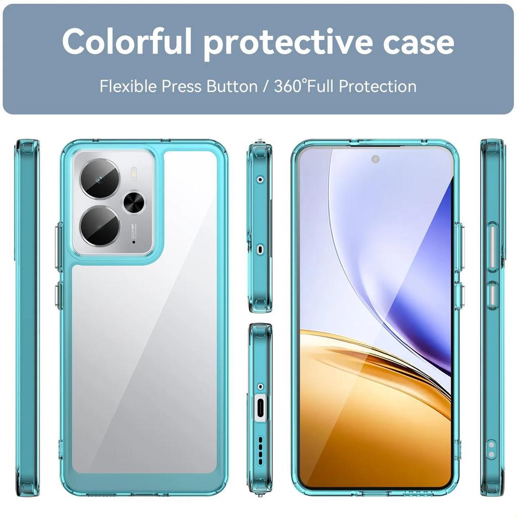 Phone Case For Phone Case For Oppo Realme 14 5g, Clear Transparent Phone Case Cover For Oppo Realme 14 5g