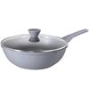 Chuidahuang 32cm Anti-aanbak Wok met Platte Bodem
