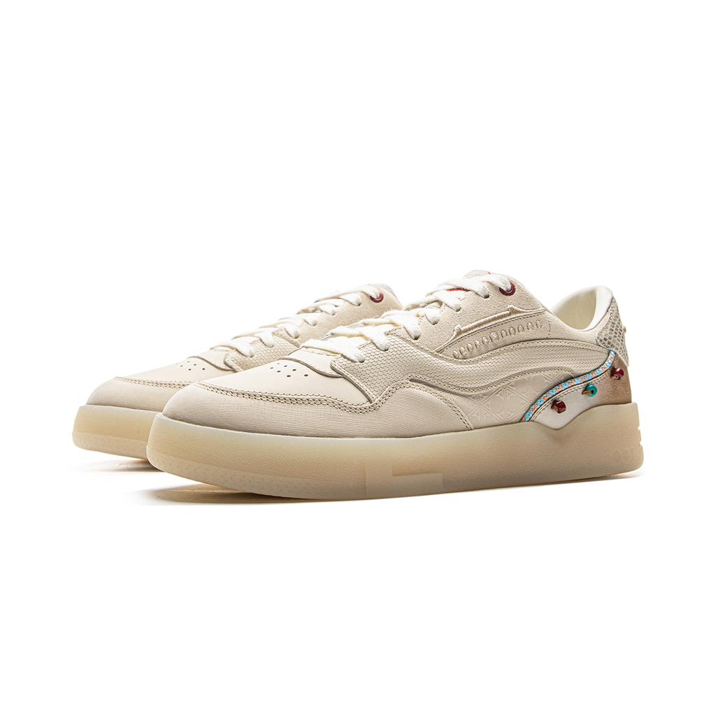 Li Ning X GUGONGLIANMING 001 BTC Slip Resistant Cushioning Abrasion Resistant Lightweight Low Top Skateboard Shoes AGCV373-1