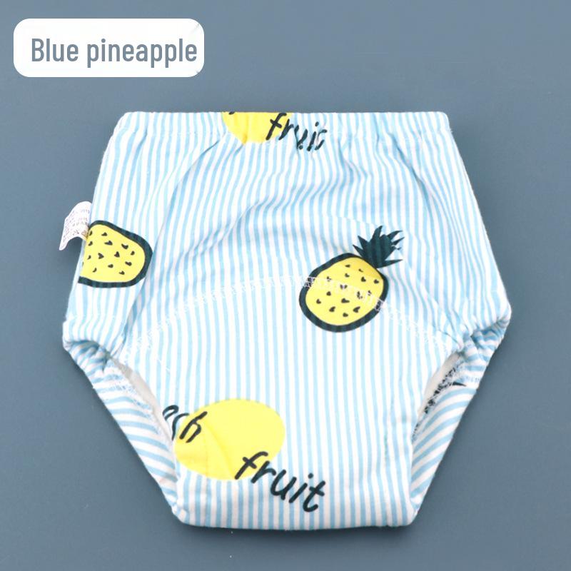 Chilot de scutec de pânză pentru bebeluși respirabil cu șase straturi, lavabil și pantaloni de antrenament impermeabili