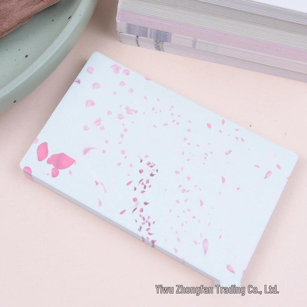 Marcadores de Livro em Branco DIY Estilo Chinês e Cartões com Grafite Pintados à Mão com Notas Adesivas (20 folhas)