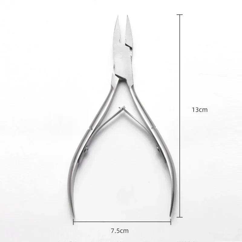 Professional Cuticle Cutter Manicure Scissors Stainless Steel Pliers Cuticle Remover Nippers Nail Trimmer Clippers Pedicure Tool