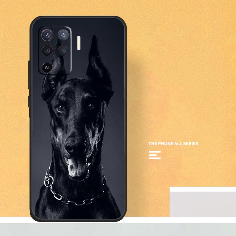 Doberman Dog Case For Oppo A80 A60 A40 A6 A5 Pro A15 A16 A17 A57 A94 A74 A54 A76 A96 A18 A38 A58 A78 A98