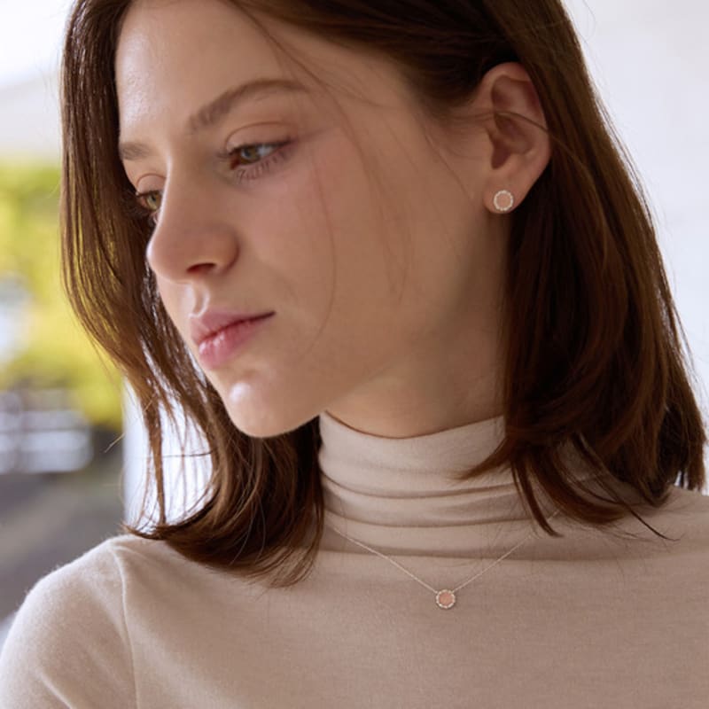 PAIGEFLYNN JEWELRY [925 Silver] New Age Pastel Necklace