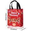 Non-Woven Christmas Gift Bag Santa Candy Bag Snowman Elk Xmas Gift Packing Bag Navidad Merry Christmas Happy New Year Decor 2025