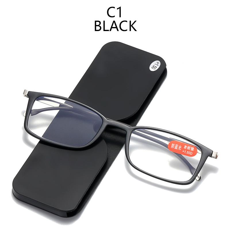 

Portable Mobile Phone Bracket Reading Glasses Light Fashion Anti-Loss Paste Anti-Blue Men Women Presbyopic Ultra-Light Eyewear +4.0