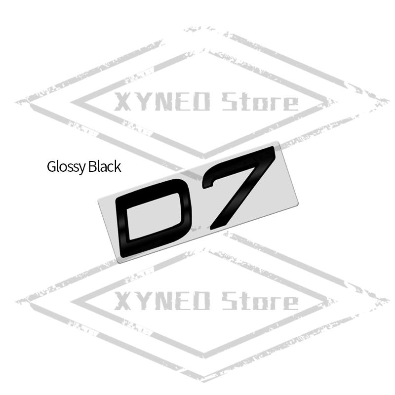 Car Sticker Metal For Volvo XC40 XC60 XC90 XC70 S60 S90 V40 V60 V70 D2 D3 D4 D5 D6 D7 D8 AWD Glossy Black Emblem Trunk Decal