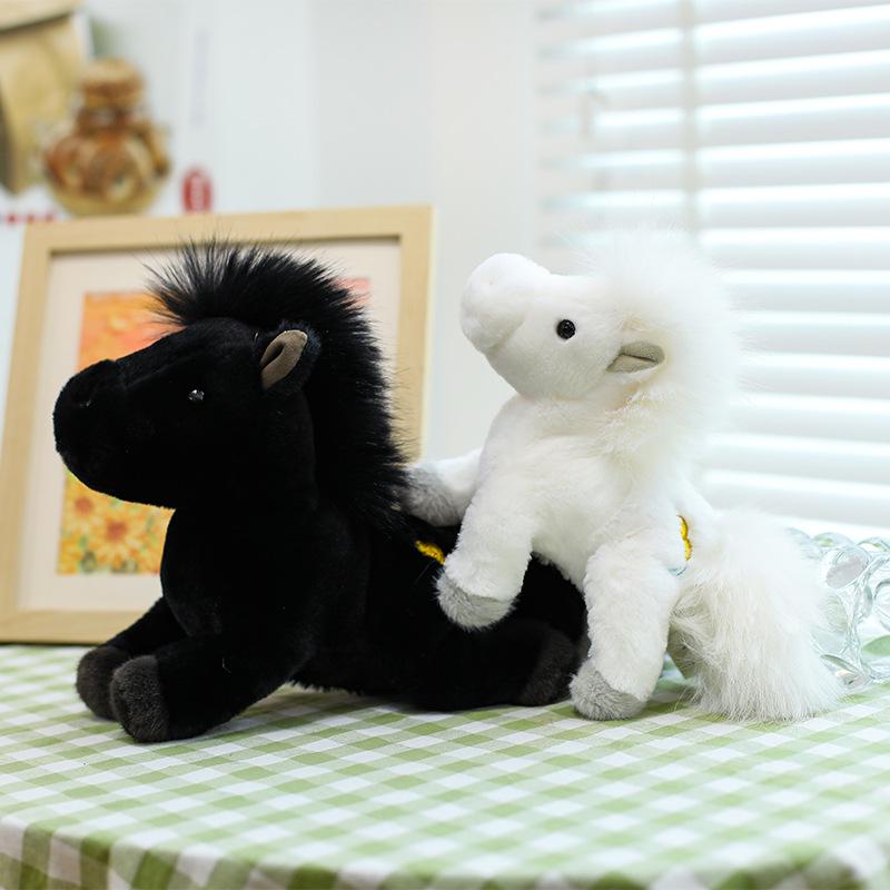 New Year Zodiac Horse Plush Toy - Lucky Horse Doll for Claw Machines and Decor