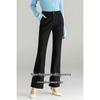 Meng Shuya Women's High-Waisted Knit Flared Trousers