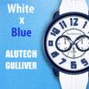 White Mineral 51MM Watch Official Import [Tendence] Wristwatch, Dial, Aluminum, Glass, Quartz, TY146001, Men's,