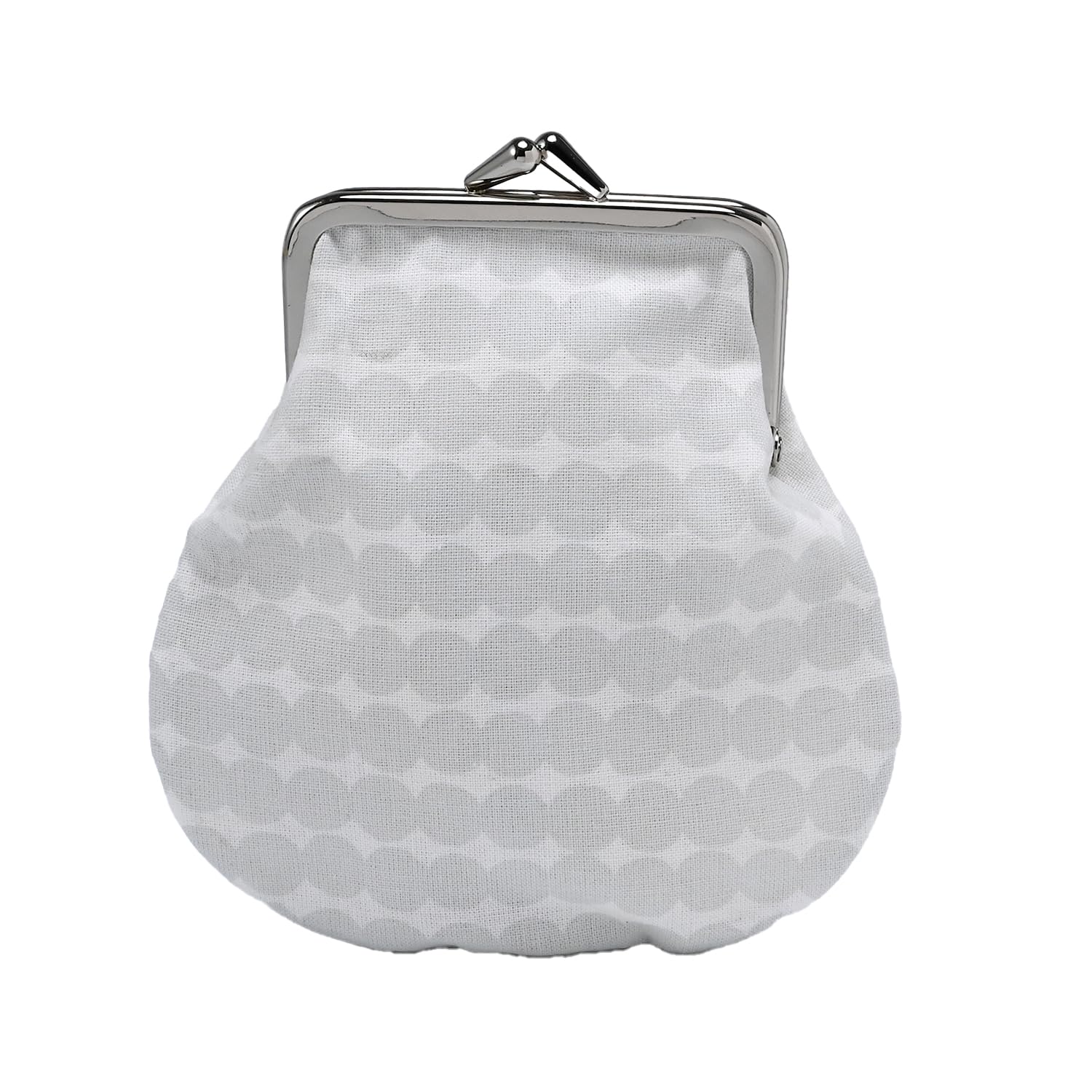 

Marimekko Pieni Kukkaro Russy Mat Pouch with 47828 047828 195 Clasp, White, [Used]