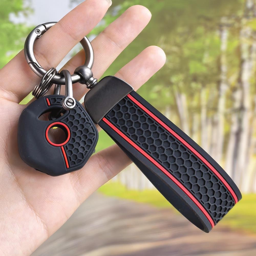 Key Cover for Yamaha YZF XJR1300 FJR1300 MT09 MT07 XJ6 TMax FZ6 with Keychain Fashion Design Motorbike Key Accessories Anti-scratch Wear-resistant