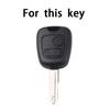 For Peugeot 106 107 206 207 306 307 406 407 Citroen C1 C2 C3 C4 C5 XSARA Picasso TPU Remote Car Key Shell Fob Key Case Cover