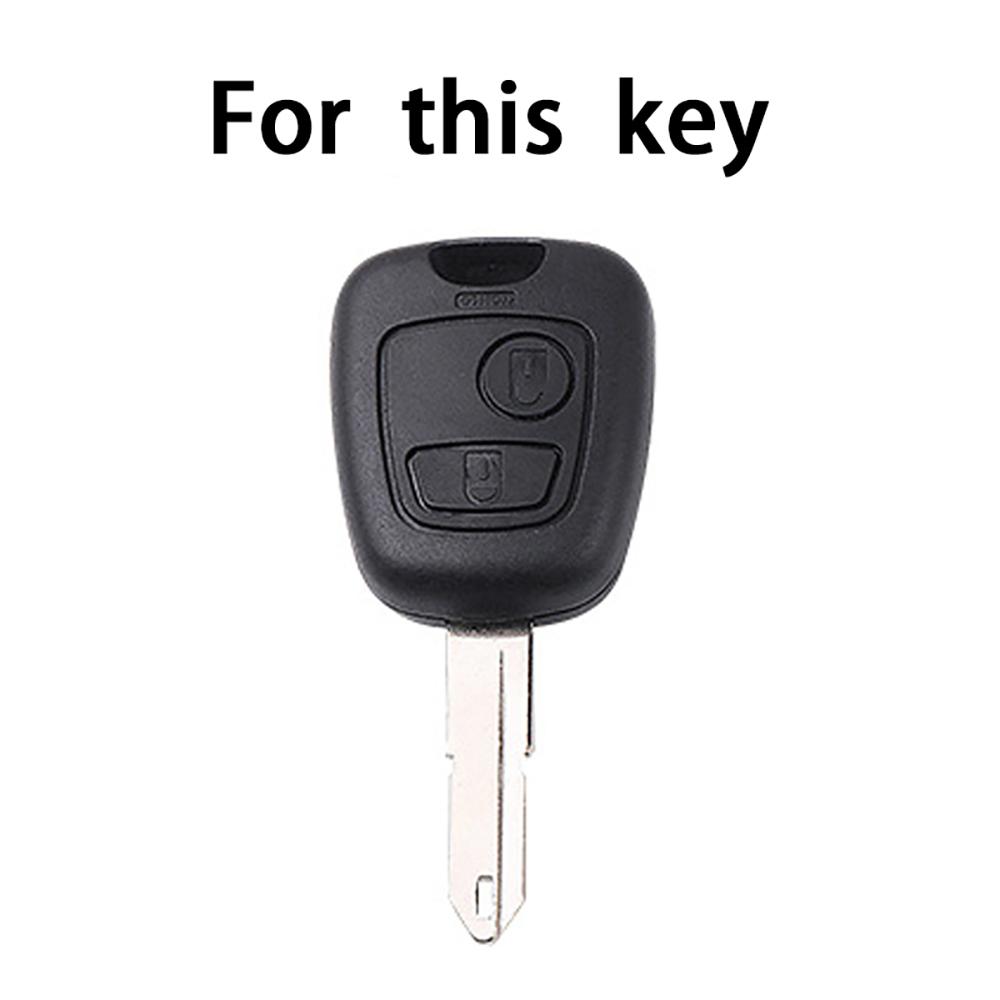 Pro Peugeot 106 107 206 207 306 307 406 407 Citroen C1 C2 C3 C4 C5 XSARA Picasso TPU dálkový kryt klíče od auta Kryt klíčenky