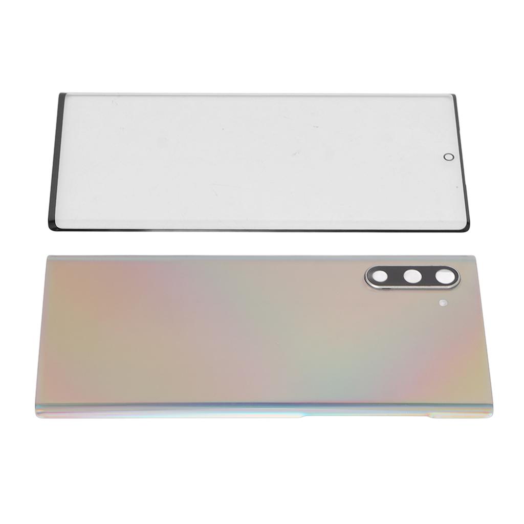 Replacement Back Glass Cover Front Screen Glass Repair Kits for Samsung Galaxy Note 10 Colorful