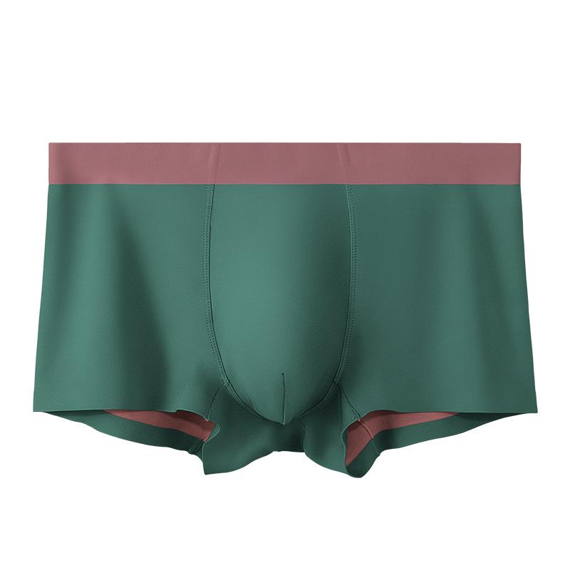 

Мужские удобные модальные бесшовные летние боксеры-брифы - дышащие, тонкие, спортивного стиля. 2XL