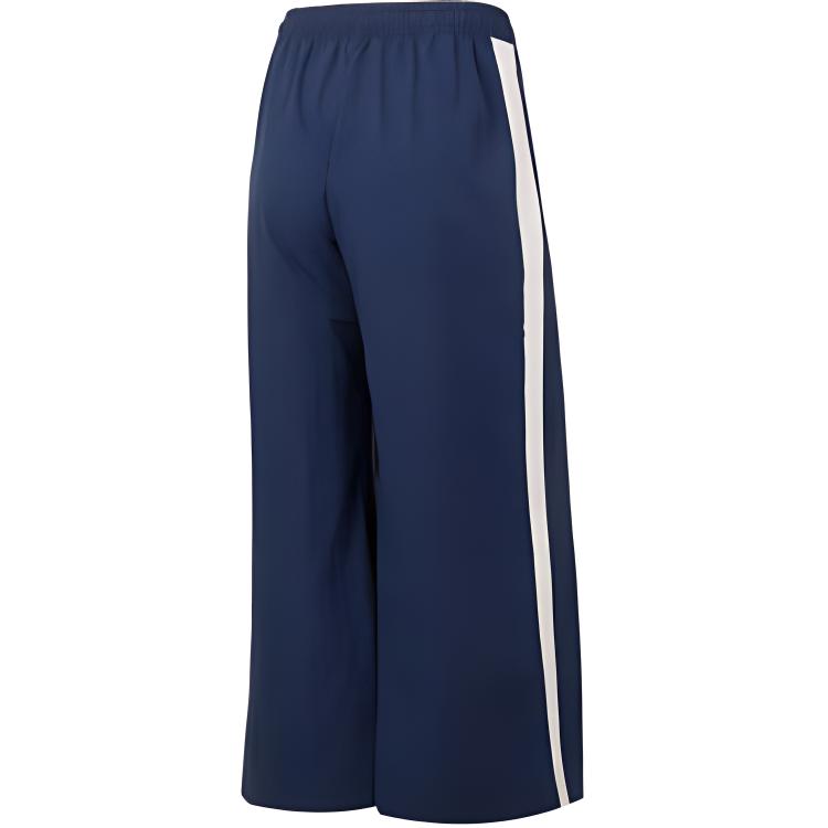 Puma Retro Breathable Durable Wide Leg Side Stripe Casual Pants Women Bottoms Navy-Blue 625686-55