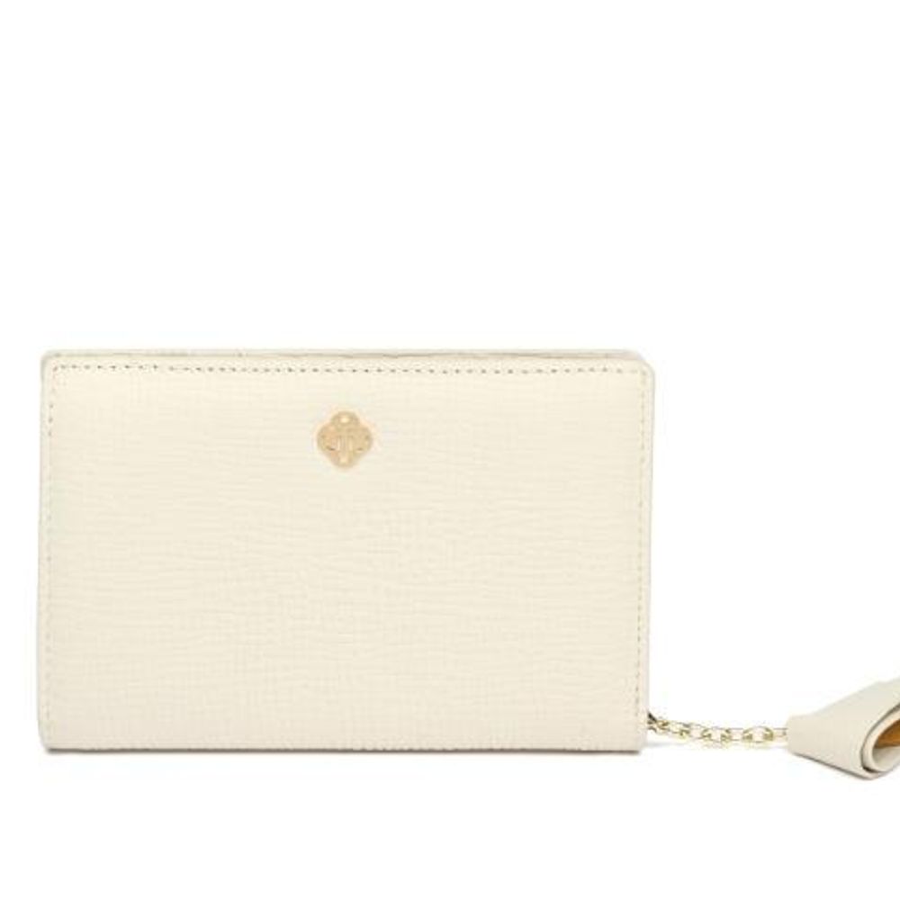 [Dot Mari eclaire] Starkes Preis-Leistungs-Verhältnis, sauberes natürliches Rindsleder, lässiges Damen-Mittelportemonnaie 210419