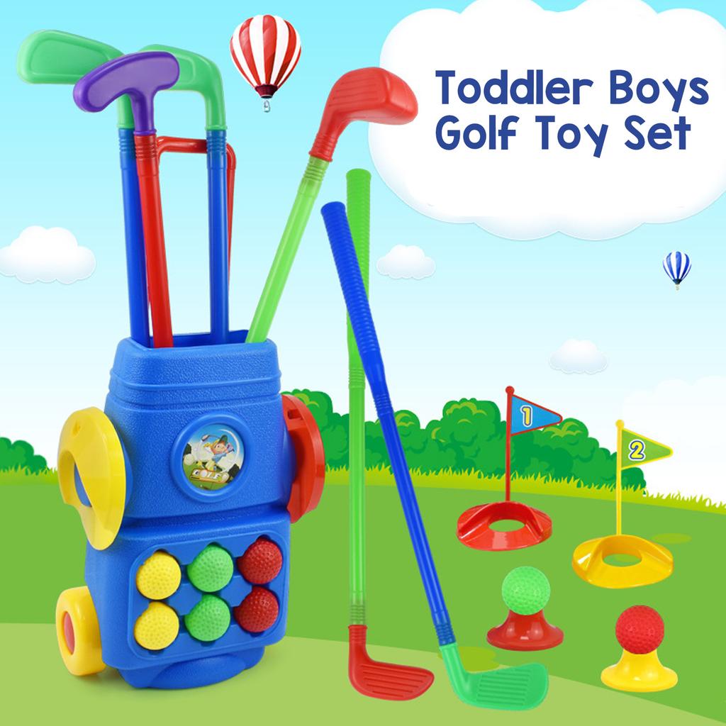 Kinder Golfschläger Set Kleinkind Jungen Golf Set Kinder Golfschläger Set Spielzeug für Indoor Outdoor Sportarten