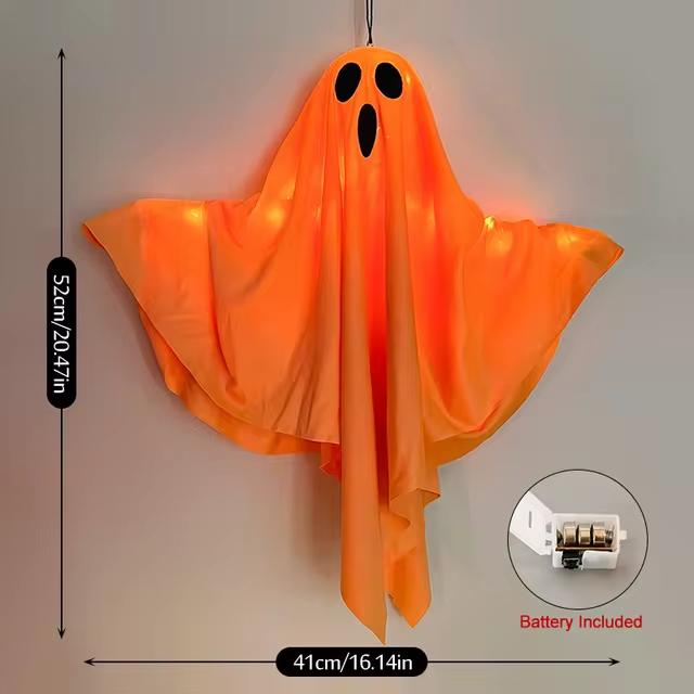 

Halloween Ghost LED Light Hanging Ghost Home Decoration Outdoor Ghost House Bar Hanging Light Horror Prop Party Decoration