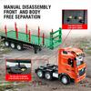 Huina 1313 118 9CH 2.4G Remote Control Timber Transport Truck Log Trailer Realistic Carrier RC Construction Logging Car Toys
