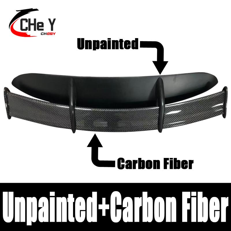 For Mini cooper 06-13 R56 Ver.2.11/2.12 Type B JCW Style FRP Carbon Fiber Roof Spoiler Rear Wing Exterior Body kits GT Spoiler