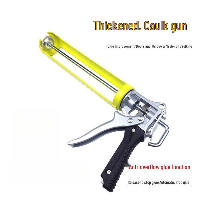 Автоматический пистолет для силиконового и стеклянного клея с защитой от перелива – Сверхпрочная конструкция, экономящая труд