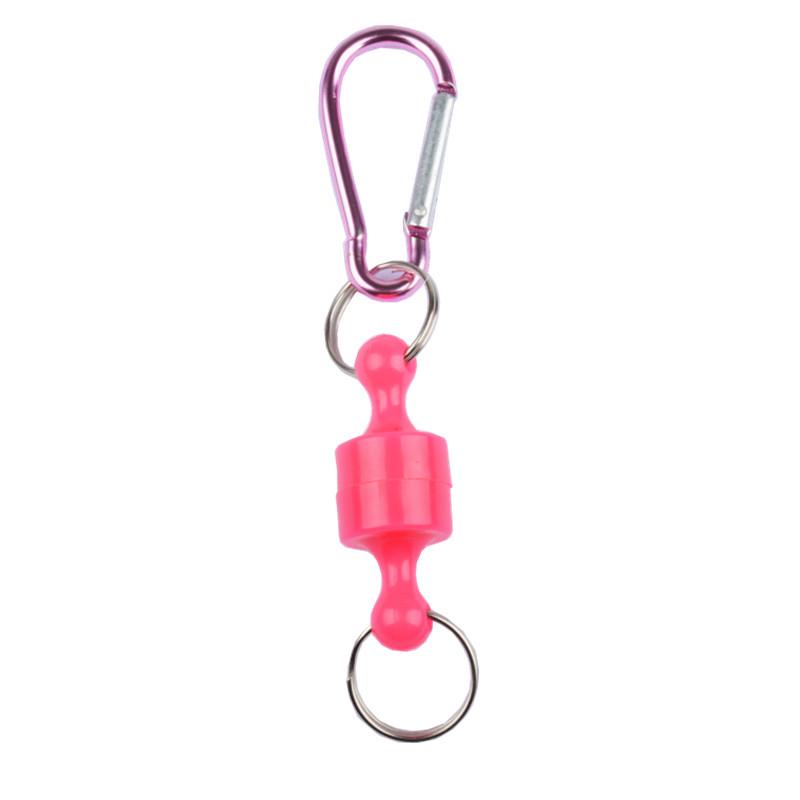 Magnetic Carabiner with Retractable Anti-lost Rope for Outdoor Fishing and Climbing