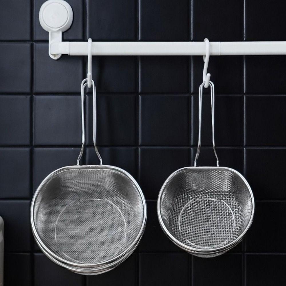 Stainless Steel Food Frying Basket with Handle Fried Drain Basket Noodle Strainer Skimmer  Cooking